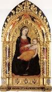 Niccolo di Pietro Gerini Madonna and Child oil painting